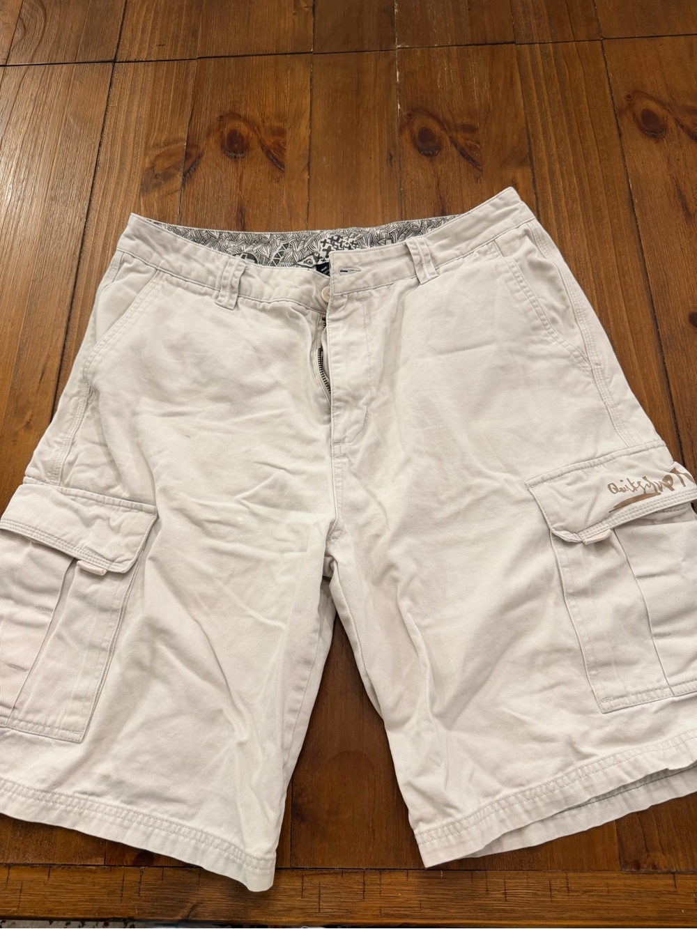 Quiksilver Men's Khaki Cargo Shorts
